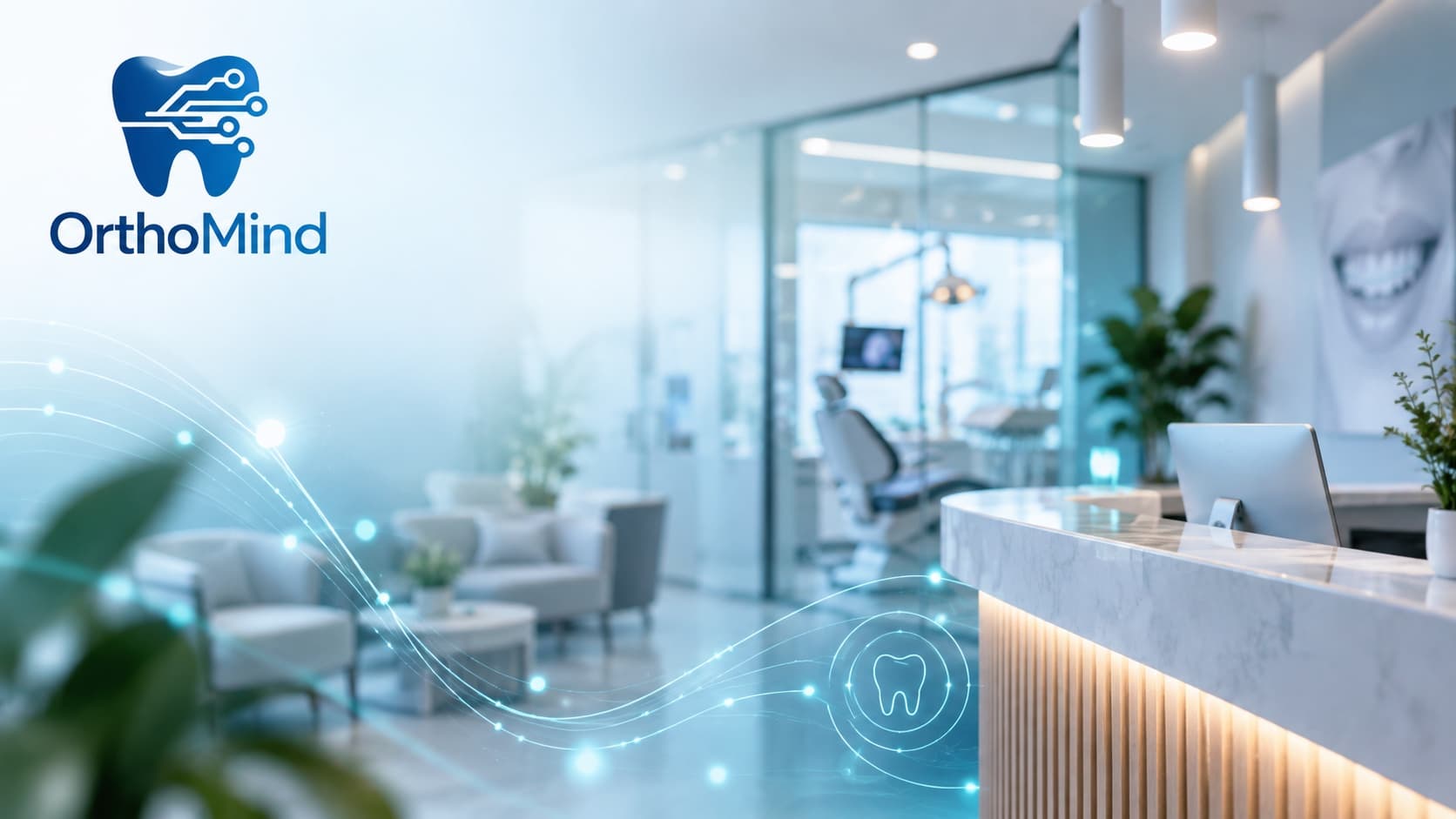 Orthodontiste utilisant des outils d'intelligence artificielle