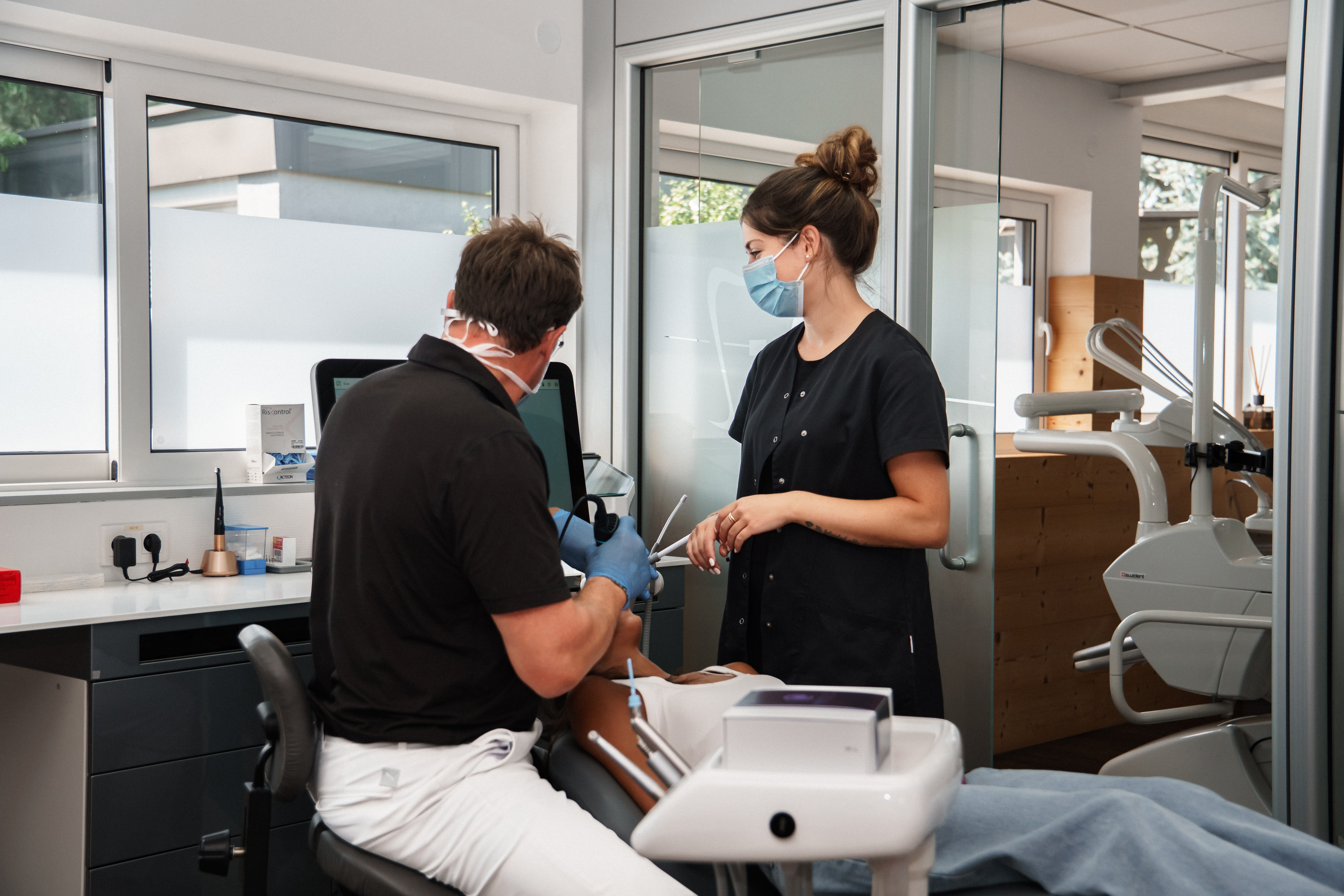 Cabinet d'orthodontie de Douvaine, espace de travail